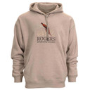 Image of the Rogers Vintage Rooster Flush Hoodie in Island Fossil