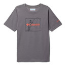 Columbia Youth La Poudre Pass Short Sleeve T-Shirt image in City Grey-Fly Fish
