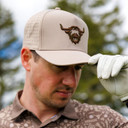 Model image of the Waggle Highlander Hat.