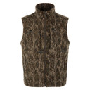 Drake Non Typical Windproof Layering Vest image in Mossy Oak Bottomland