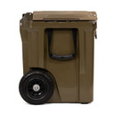 Rogers Sporting Goods 45 Quart Rotomolded Bottomland Wheeled Cooler Right Side Image