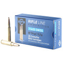 PPU 7.5x55mm Swiss 174 Grain Soft Point Rifle Ammunition