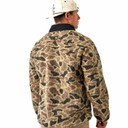 Burlebo Sherpa Rocky Mountain Camo Quarter Zip Back Model Image