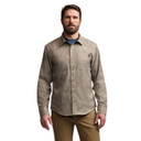 Sitka Bridger Camo Long-Sleeve Flannel Front Model Image