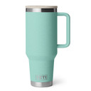 Yeti Rambler 40 oz. Travel Mug Front Closed Lid Image.