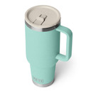 Yeti Rambler 40 oz. Travel Mug Top Closed Lid Image.