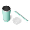 Yeti Rambler Jr. 10 oz. Seafoam Image with Straw and Lid