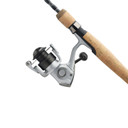 Pflueger Trion Spinning Rod and Reel Combo close up flipped image
