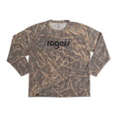 Zoomed out image of the Rogers Logo Washed Out Long Sleeve Tee.