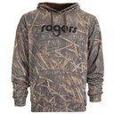 Image of the Rogers Logo Washed Out Hoodie in Mossy Oak Original Shadow Grass