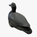 Jahpoo Flyway Deputy - Matte Black Motion Duck Decoy