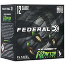Federal 12 Gauge 3" 1 3/8oz 1400FPS Raptor Steel, Box of 25 image