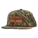 Image of the Rogers Shadow Grass Leather Goat Rope Hat.