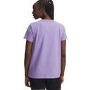 Under Armour Women's Rival Core Short-Sleeve Shirt Back Image