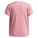 Under Armour Girls' Tech Twist Wordmark Logo Short-Sleeve Shirt Back Image