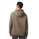 Yeti Wetlands Logo Badge Fleece Hoodie Back Model Image