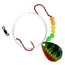 Image of Eagle Claw Crawler Harness Spinner Rig in Firetiger.