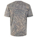 Back Image of the Drake Youth Tri Blend Crew Short-Sleeve Shirt.