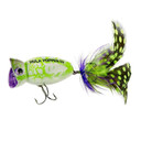 Image of the Arbogast HulaPopper 2.2 Fishing Lure in White Zombie