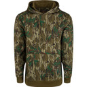 Image of Drake Back Eddy Hoodie in Mossy Oak Greenleaf.