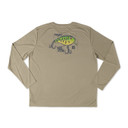 Back Image of Rogers Big Jim Moisture Management Long Sleeve Tee.