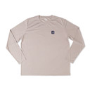 Front flat Image of American Flag Moisture Management Long Sleeve Tee.