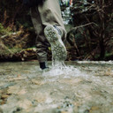 Lifestyle Image of the Sitka Torrent Pro Wading Boots.