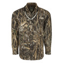 Image of Drake MST Fleece-Lined Guardian Flex Jac-Shirt in Realtree Max 7.