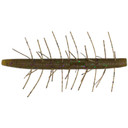 Image of Gary Yamamoto 5" Fuzzy Senko in Green Pumpkin Green Purple Flake.