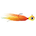 Image of Head Hunter Lures Rock Knocker Bucktail Jig in Chartreuse Orange