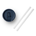 Image of the Yeti Rambler Small Travel Straw Mug Lid in Navy