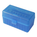 Image of the Case Gard RL-50 Series Flip-Top Ammo Box in Clear Blue