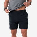Image of the Burlebo Everyday Short 5.5" in Matte Black-Retro Duck Camo Pocket