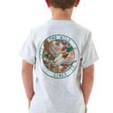 Back Image of the Burlebo Toddler Camo Mallard Duck Short-Sleeve Tee.