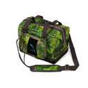 Tilted image of the FishTacker Superday Tackle Bag in Amped.