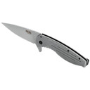 Tilted image of the SOG Aegis Flk Folding Knife.