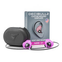 Image of the Decibullz 31dB NRR Custom Molded Earplugs Pro-Pack in Pink