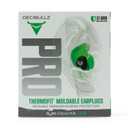 Front of the box image of the Decibullz & Bone Collector Edition 31dB NRR Custom Molded Earplugs.