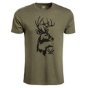 Front Product Image of the Vortex Wild Reveal Short-Sleeve T-Shirt in Military Heather
