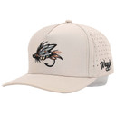 Side image of the Waggle Super Fly Hat, Tan.