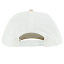 Back image of the Waggle Whitetail Corduroy Brim Hat in White.