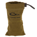 Image of the Waxed Canvas Shell Pouch in Olive