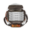 Inside with trays image of the FishTacker Superday Tackle Bag.