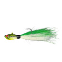 Head Hunter Lures Bucktail Jig in Lime White