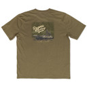 Back image of the Rogers Camo Duck Boat T-Shirt.
