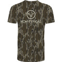 Image of the Drake Non-Typical Logo T-Shirt in Mossy Oak Original Bottomland