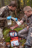 In use image of the Adventure Medical Kits Sportsman 300 Medical Kit.