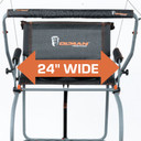 24" Wide Image of the Ol' Man 22' Big Daddy Extra Wide Jaw and Truss Ladder Stand.