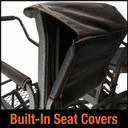 Seat Cover Image of the Ol' Man 17' Final Shot Extra Wide Jaw and Truss Ladder Stand.