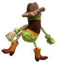 Back image of the ROCT Buckin' Brine Pickle Dog Toy